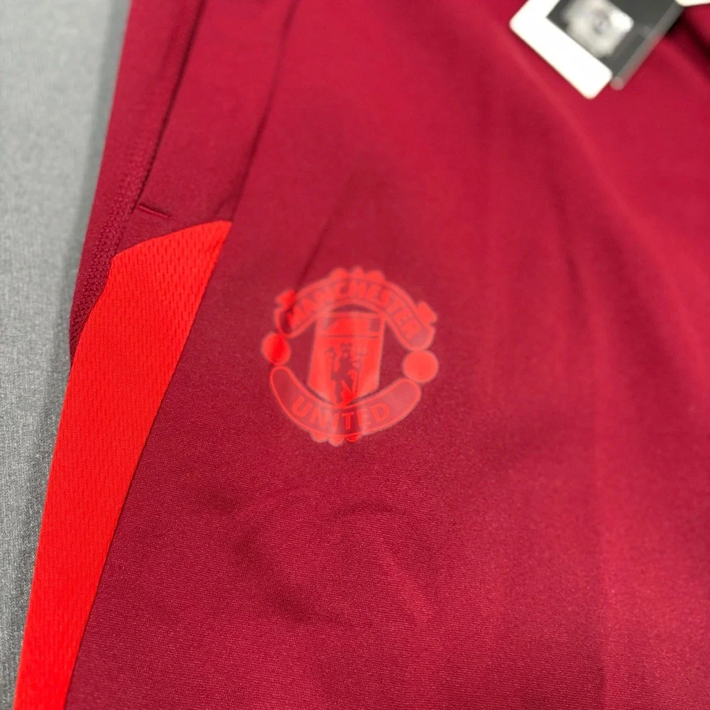 Manchester United Adidas Tiro '23 Training Sweat Pants X-Large Red/Burgundy NWT
